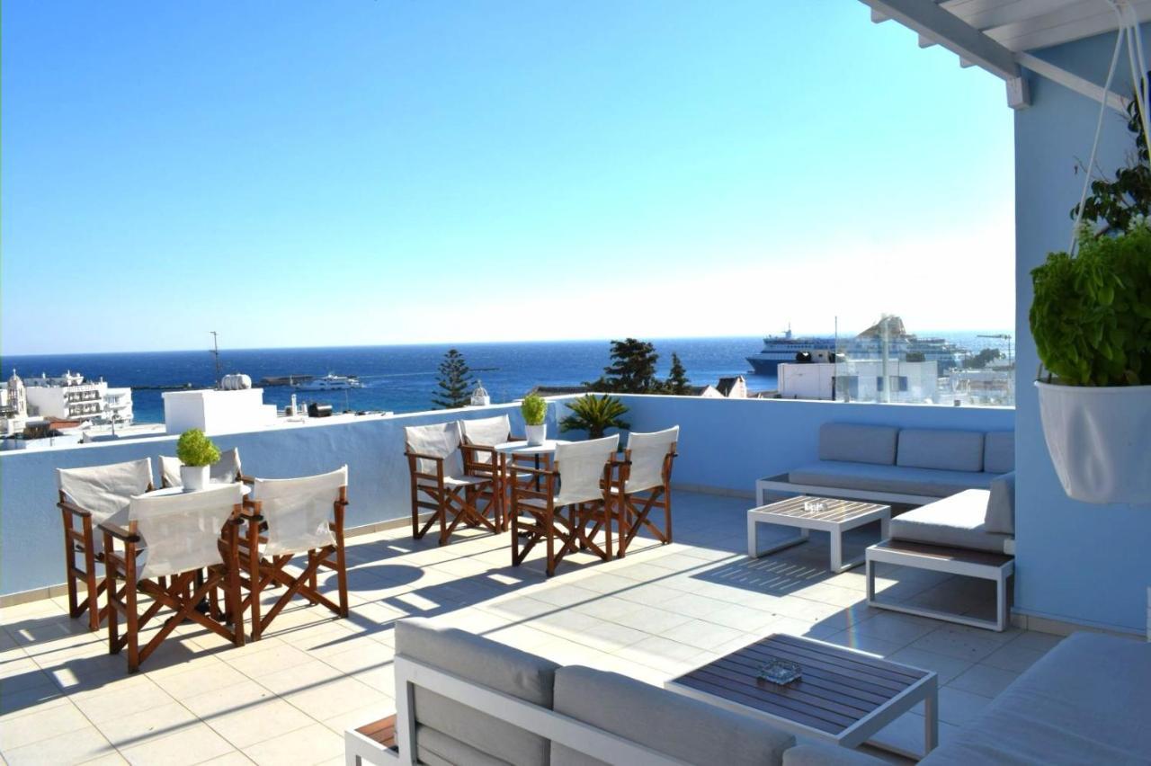 Virginia Hotel Tinos Bagian luar foto